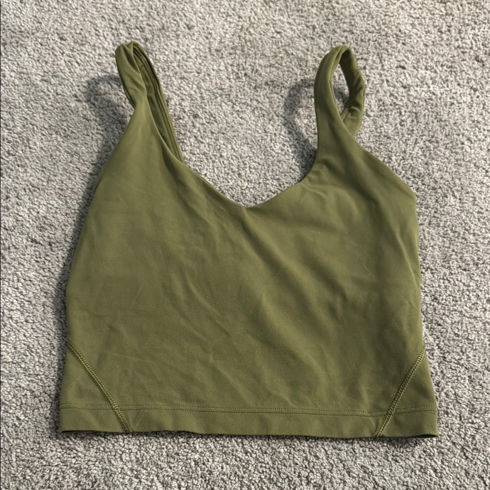 Olive Green Tank Top